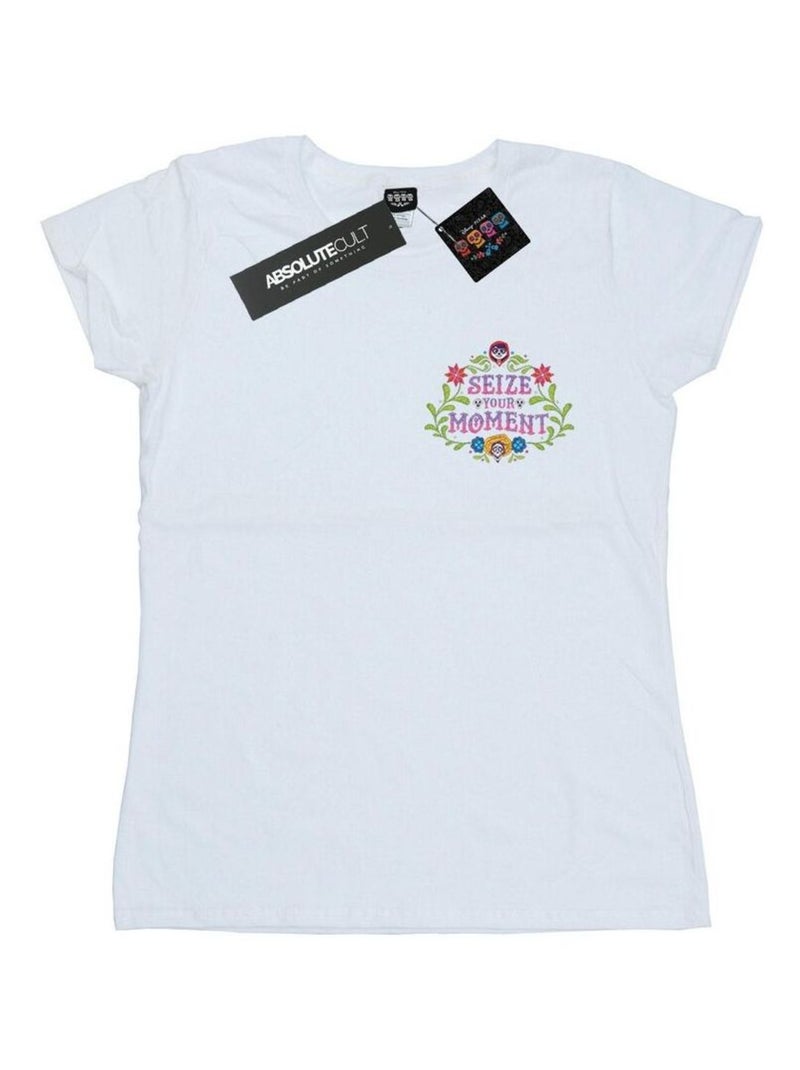 Disney - T-shirt COCO SEIZE YOUR MOMENT Blanc - Kiabi