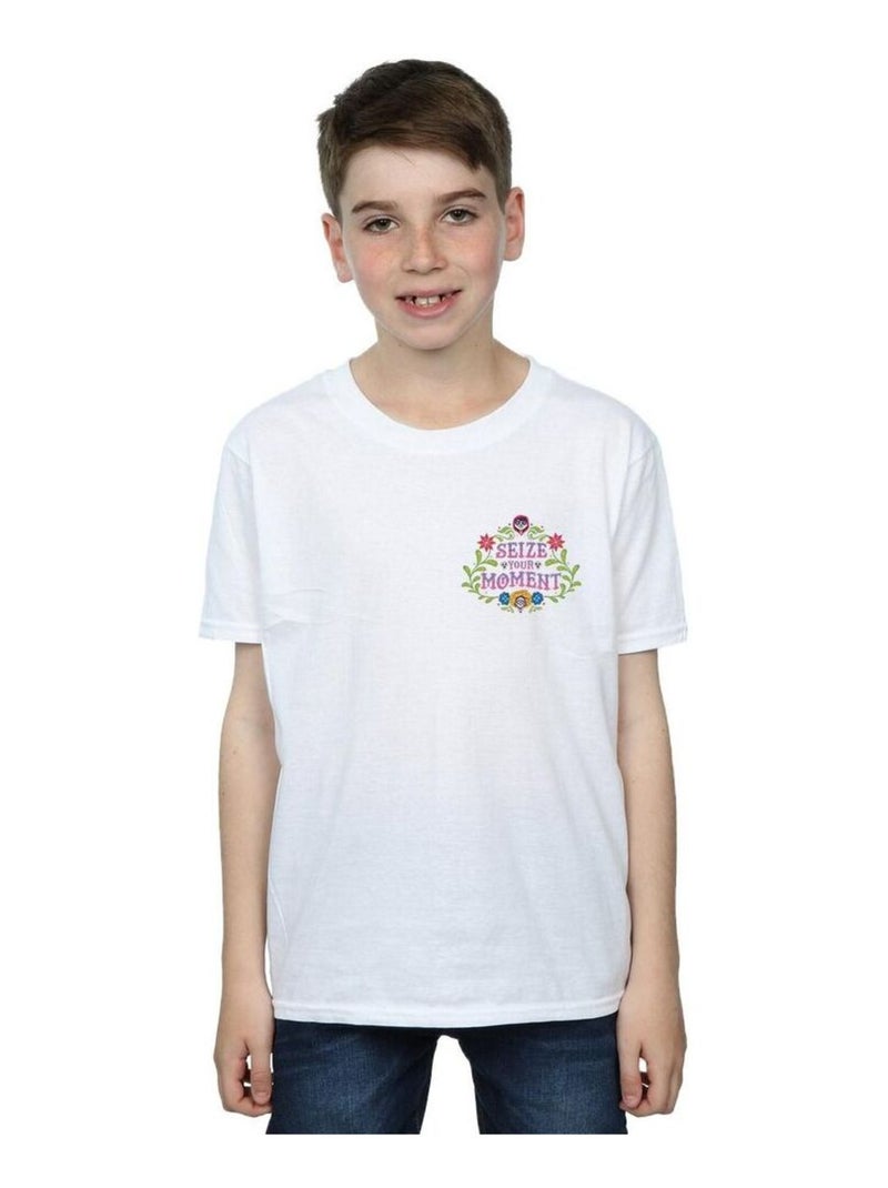 Disney - T-shirt COCO SEIZE YOUR MOMENT Blanc - Kiabi