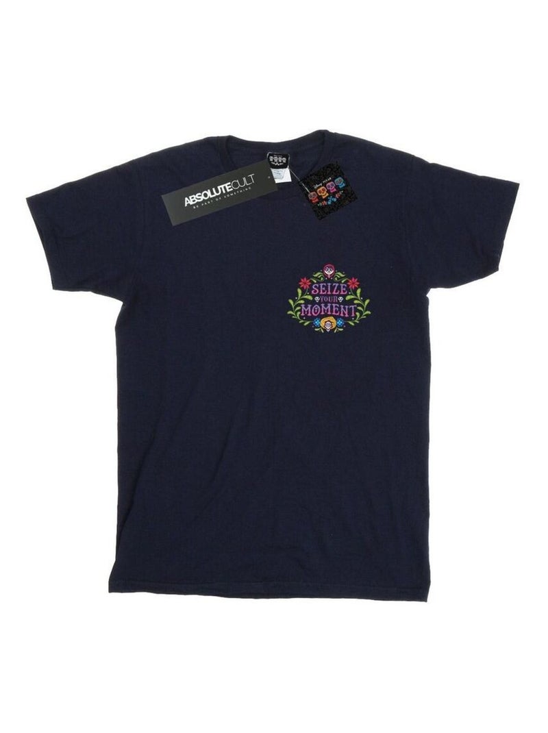 Disney - T-shirt COCO SEIZE YOUR MOMENT Bleu marine - Kiabi