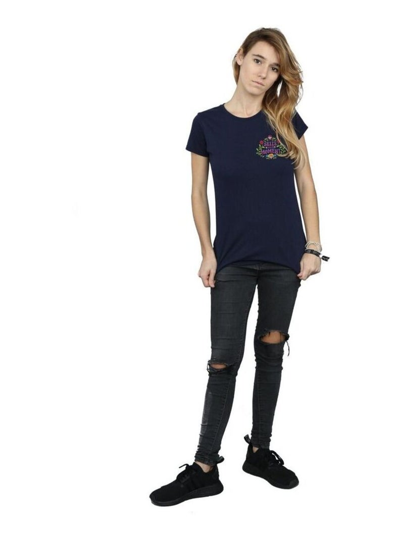 Disney - T-shirt COCO SEIZE YOUR MOMENT Bleu marine - Kiabi