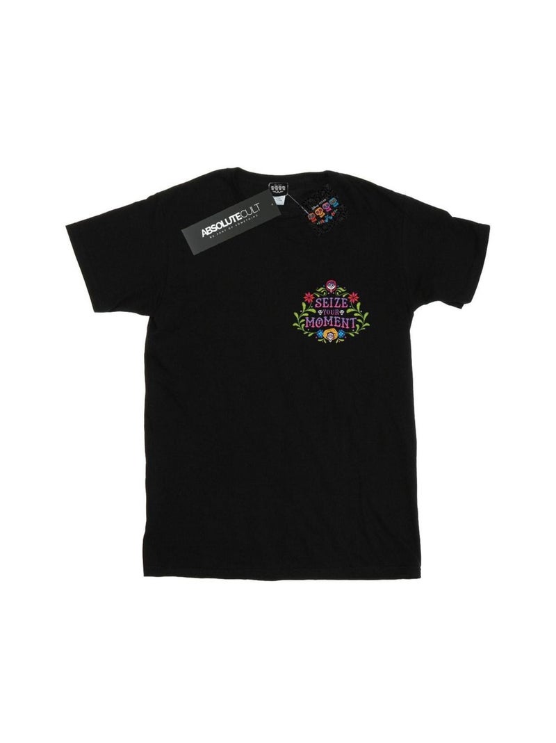 Disney - T-shirt COCO SEIZE YOUR MOMENT Noir - Kiabi