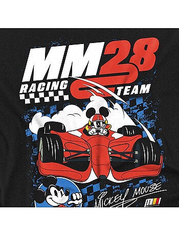 Disney - T-shirt compétition motif Mickey Mouse motif/style À carreaux (Mickey Mouse)