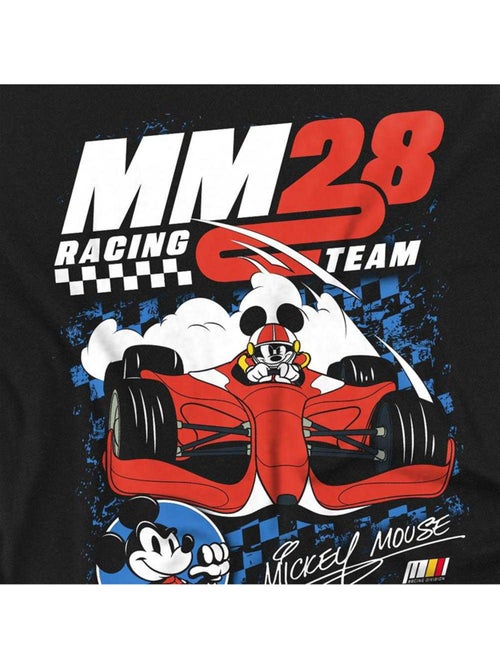 Disney - T-shirt compétition motif Mickey Mouse motif/style À carreaux (Mickey Mouse) - Kiabi