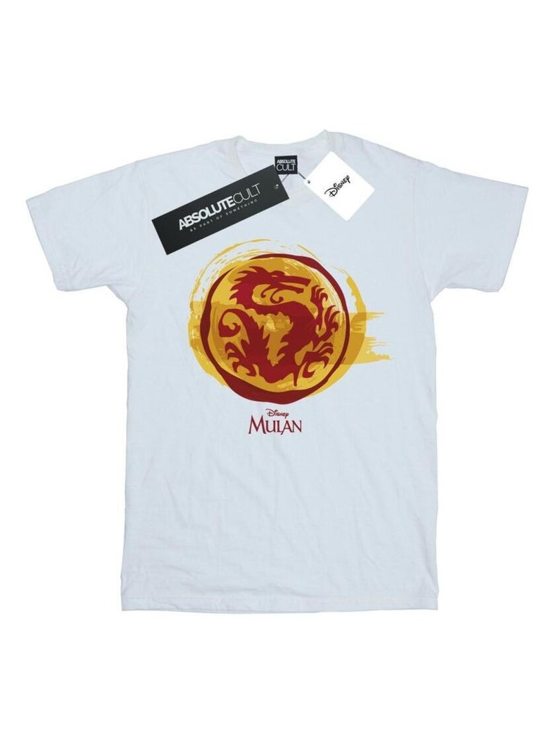 Disney - T-shirt COURAGE Blanc - Kiabi