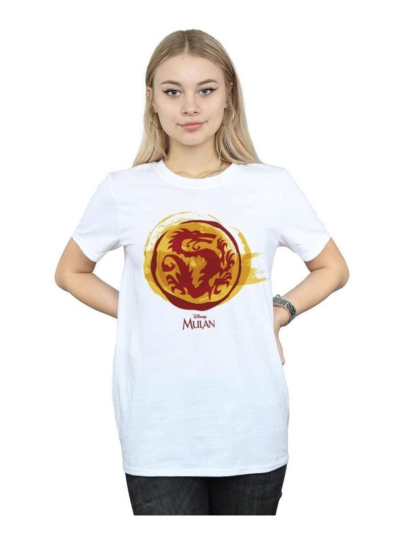 Disney - T-shirt COURAGE Blanc - Kiabi