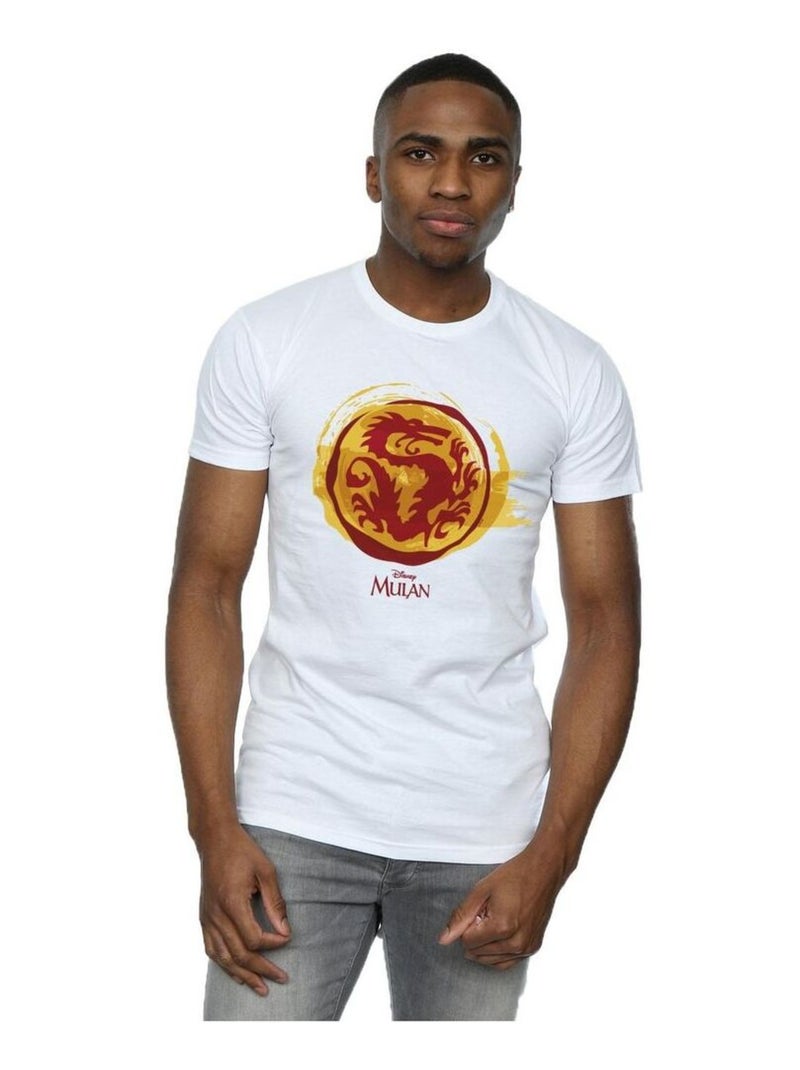Disney - T-shirt COURAGE Blanc - Kiabi