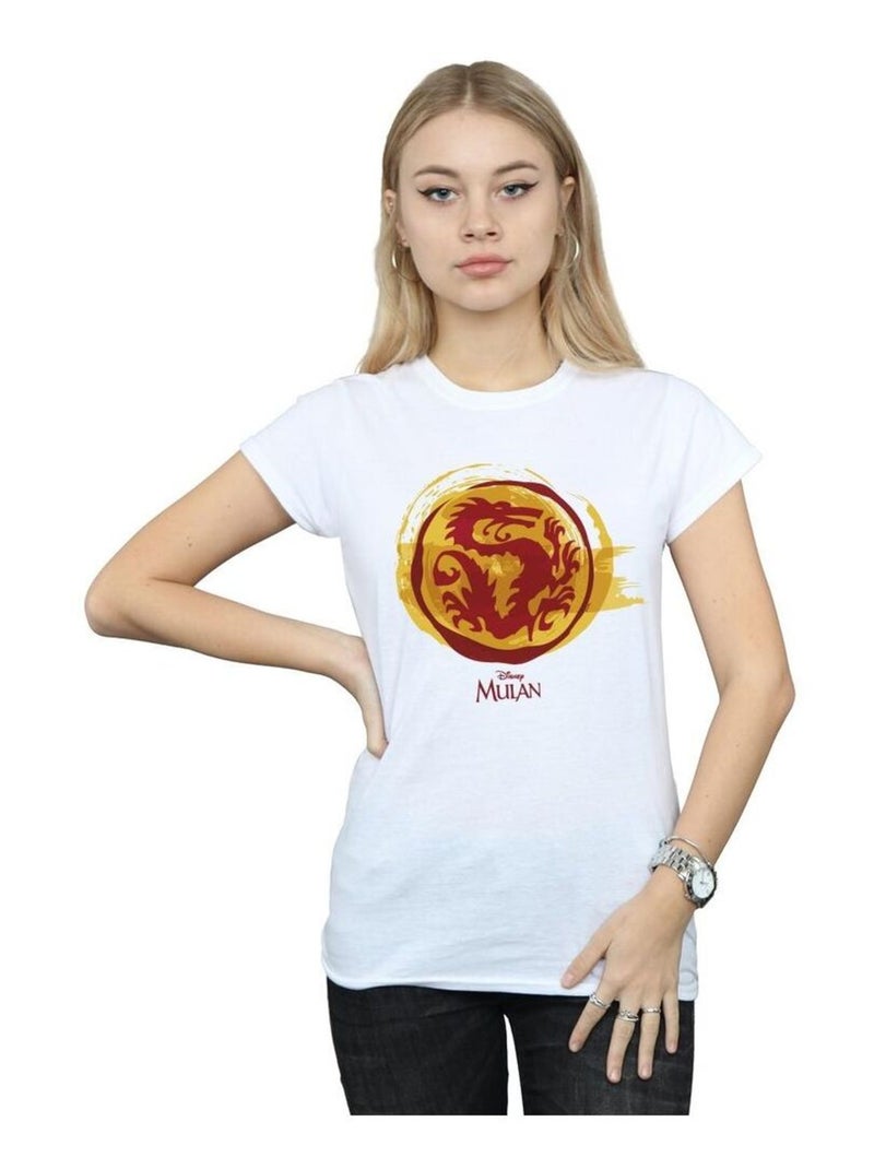Disney - T-shirt COURAGE Blanc - Kiabi
