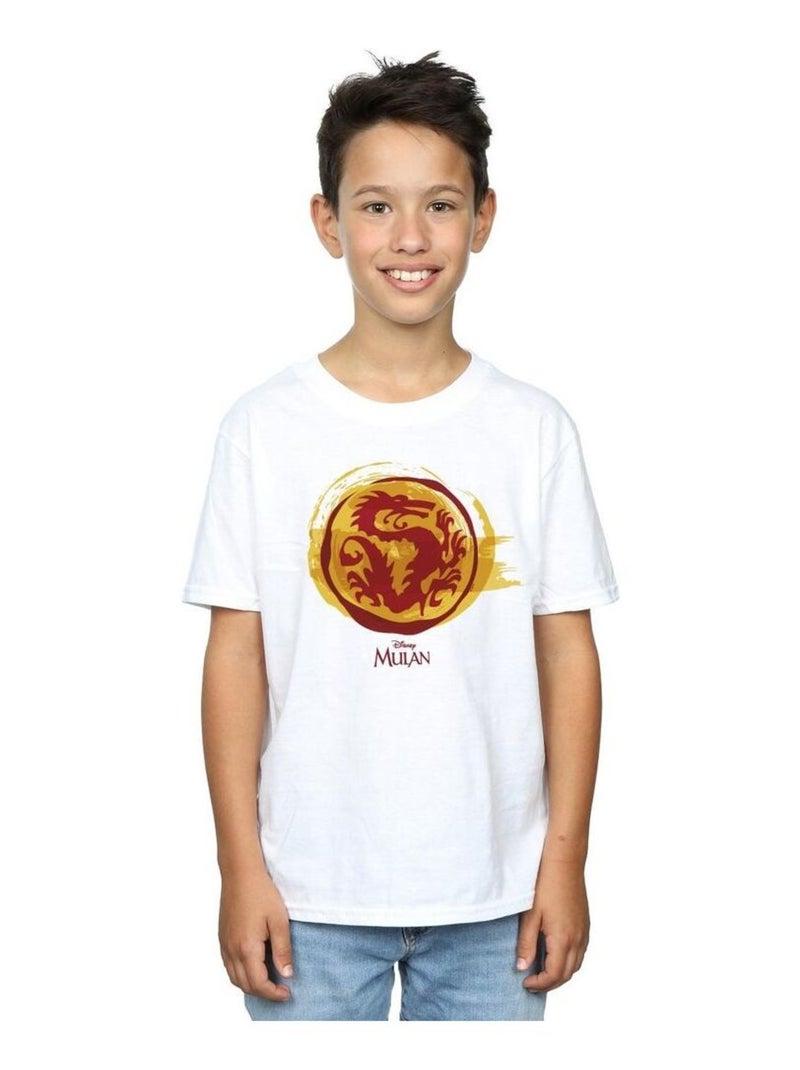 Disney - T-shirt COURAGE Blanc - Kiabi