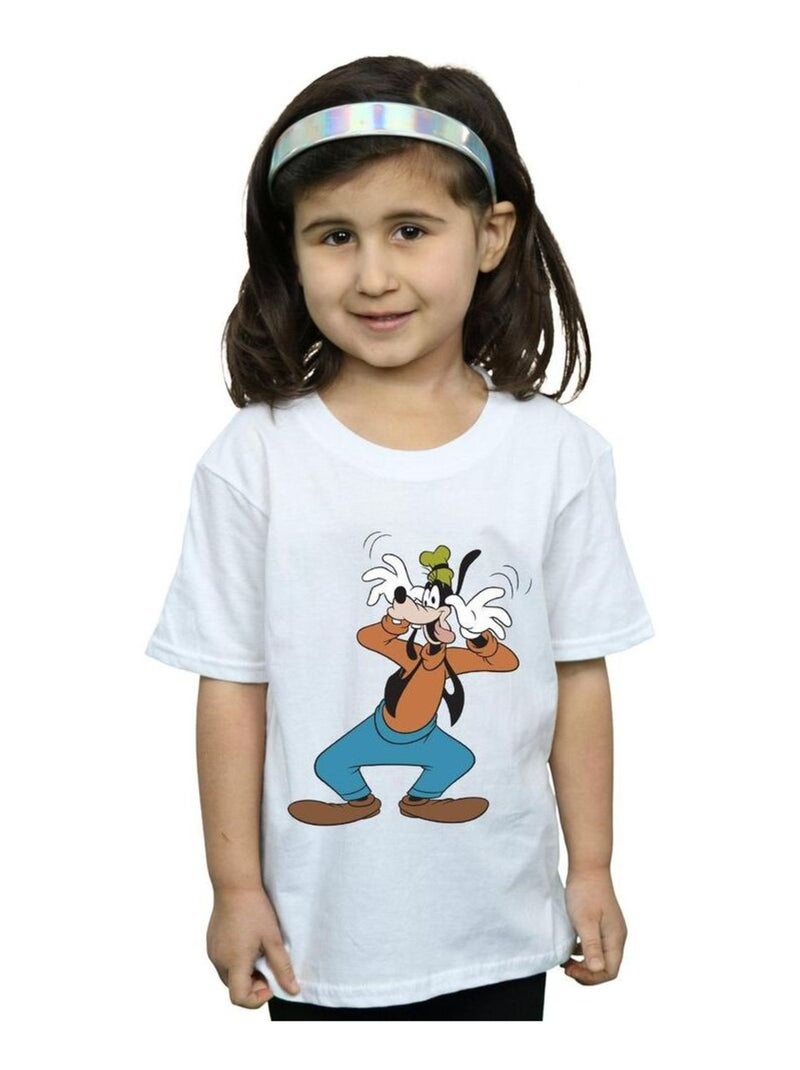 Disney - T-shirt CRAZY Blanc - Kiabi