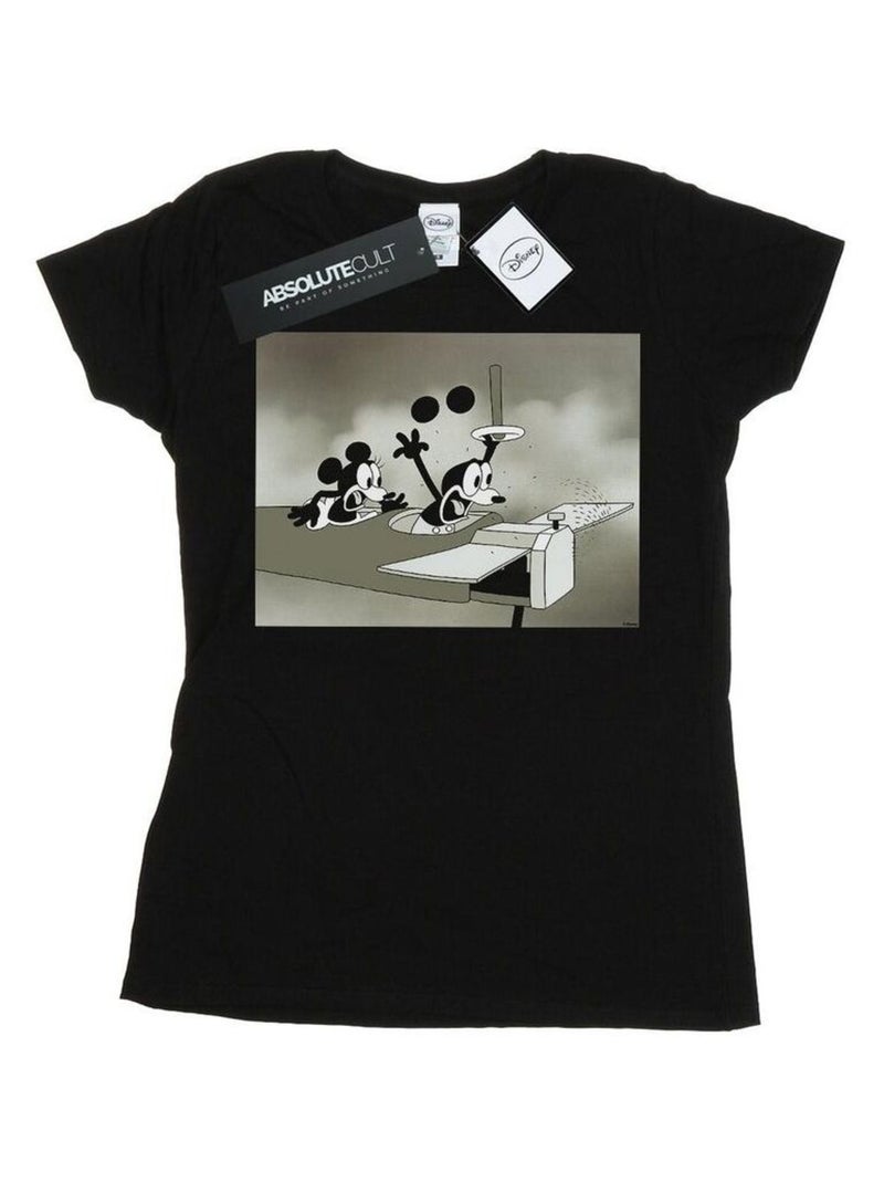 Disney - T-shirt CRAZY PILOT Noir - Kiabi