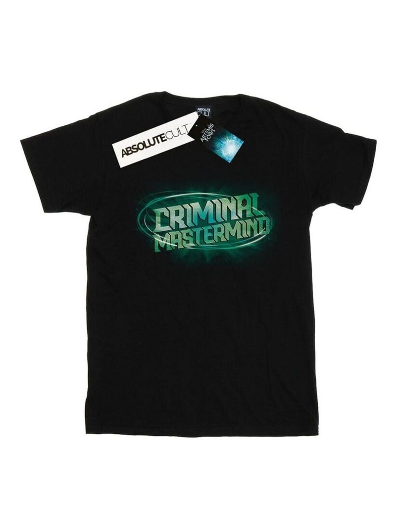 Disney - T-shirt CRIMINAL MASTERMIND Noir - Kiabi