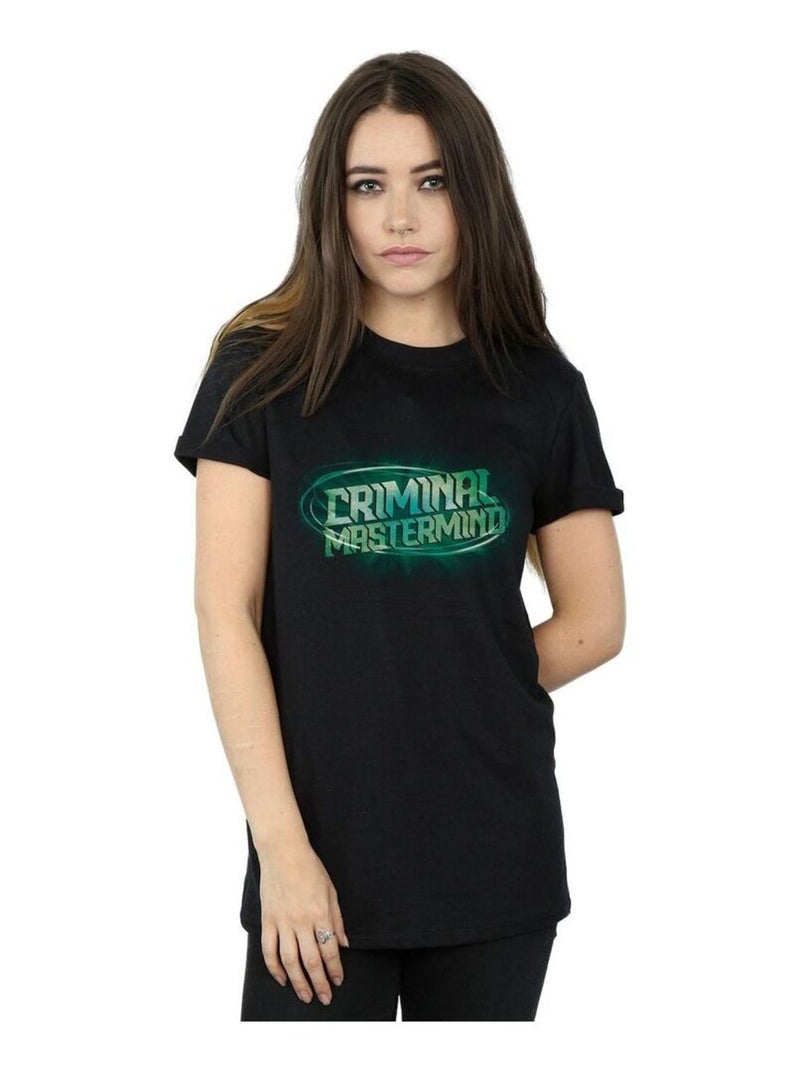 Disney - T-shirt CRIMINAL MASTERMIND Noir - Kiabi