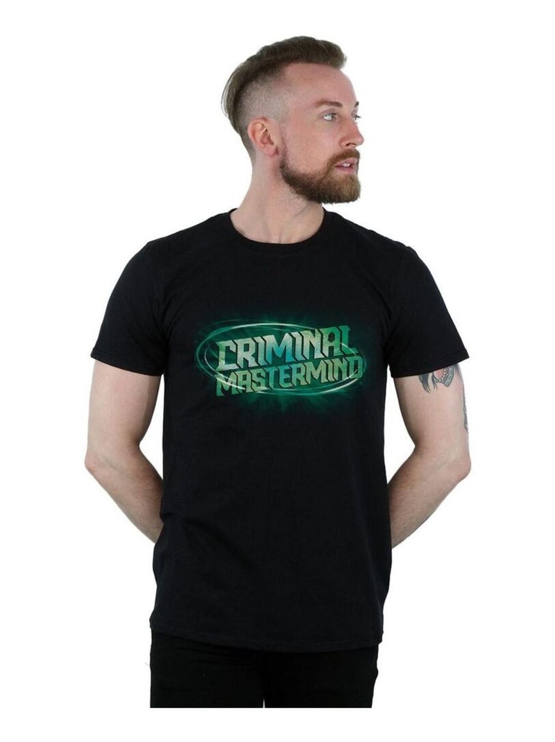 Disney - T-shirt CRIMINAL MASTERMIND Noir - Kiabi