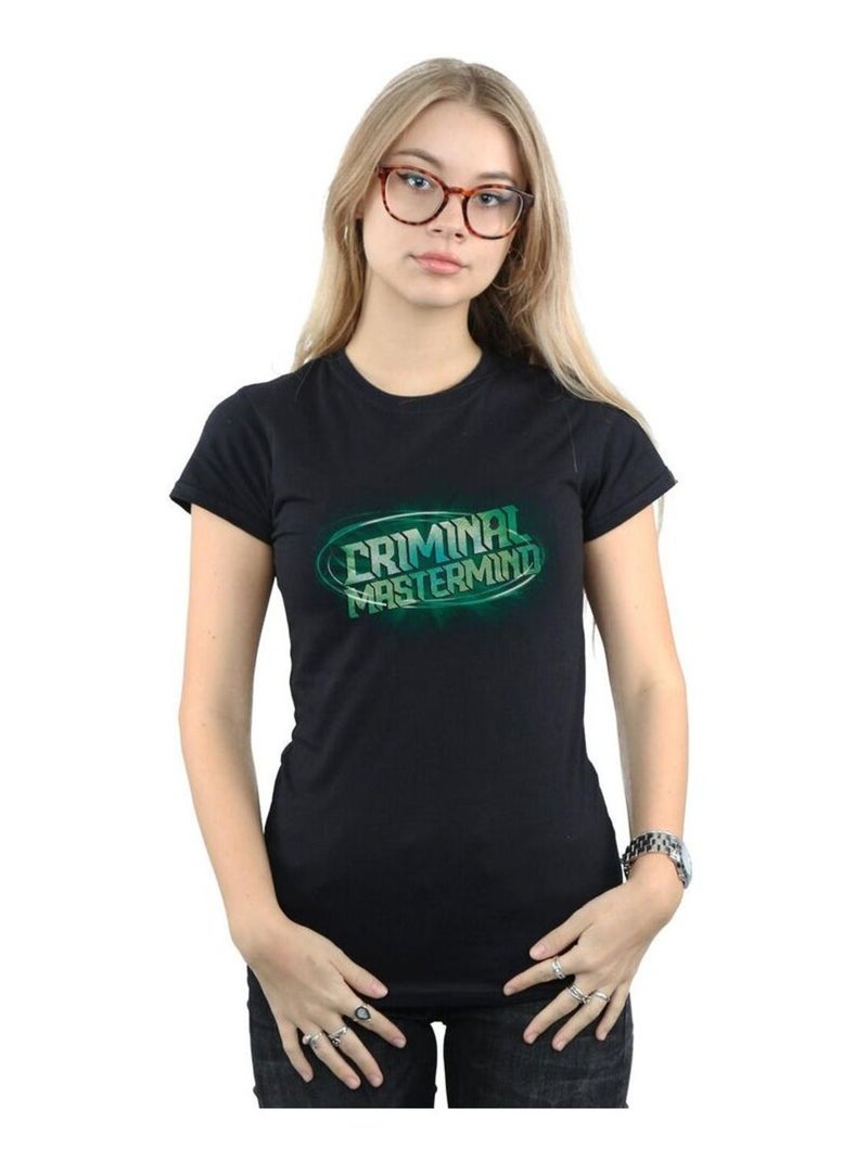 Disney - T-shirt CRIMINAL MASTERMIND Noir - Kiabi