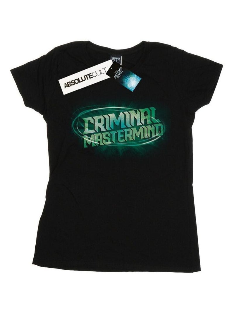 Disney - T-shirt CRIMINAL MASTERMIND Noir - Kiabi