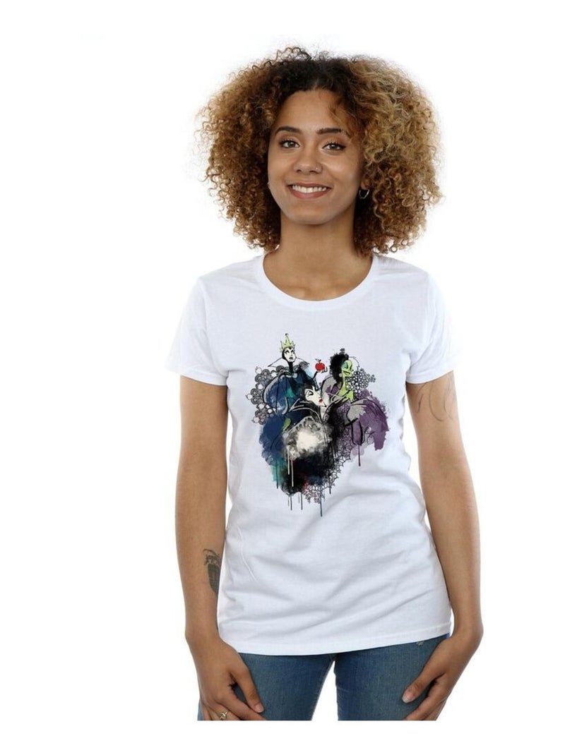 Disney - T-shirt (Cruella d´Enfer, La Reine Grimhilde, Maléfique) Blanc - Kiabi