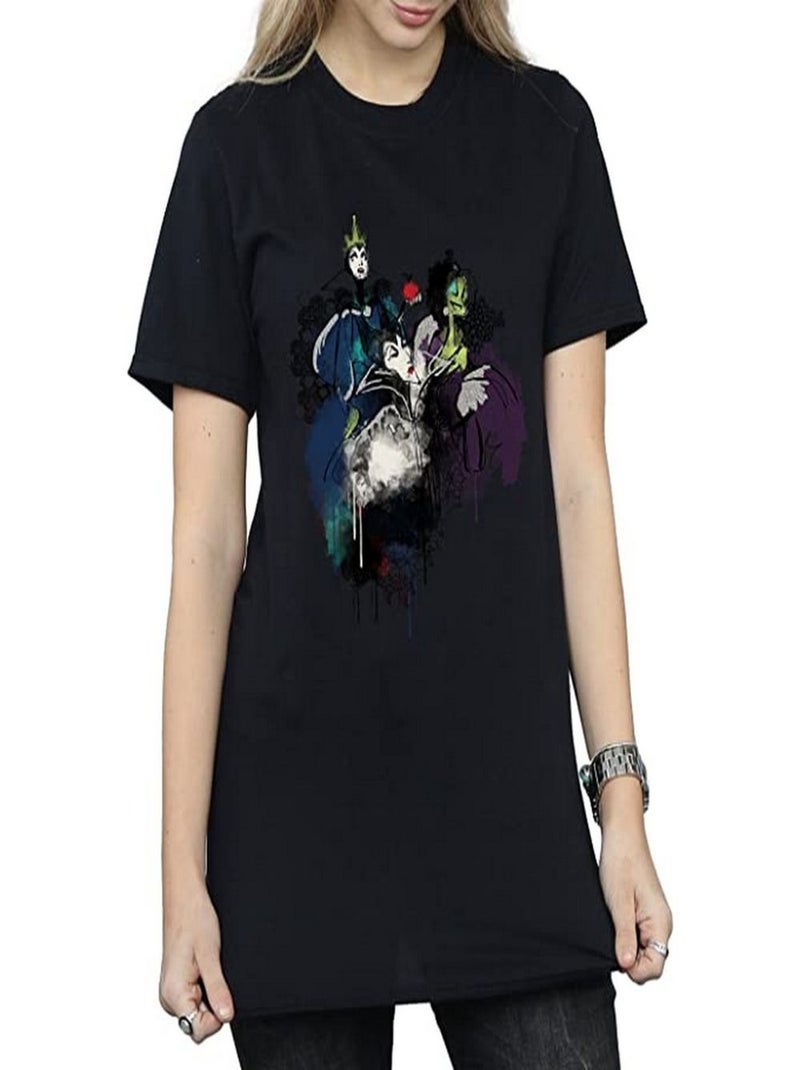 Disney - T-shirt (Cruella d´Enfer, La Reine Grimhilde, Maléfique) Noir - Kiabi