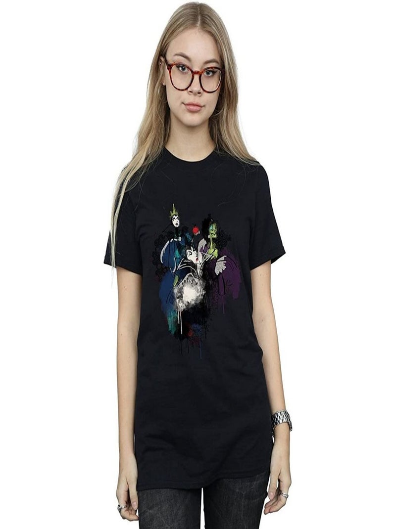 Disney - T-shirt (Cruella d´Enfer, La Reine Grimhilde, Maléfique) Noir - Kiabi
