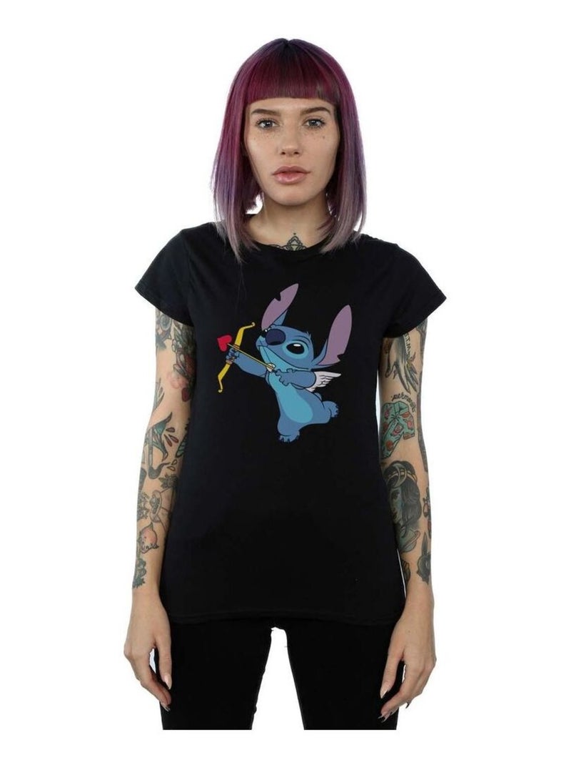 Disney - T-shirt CUPID VALENTINES Noir - Kiabi