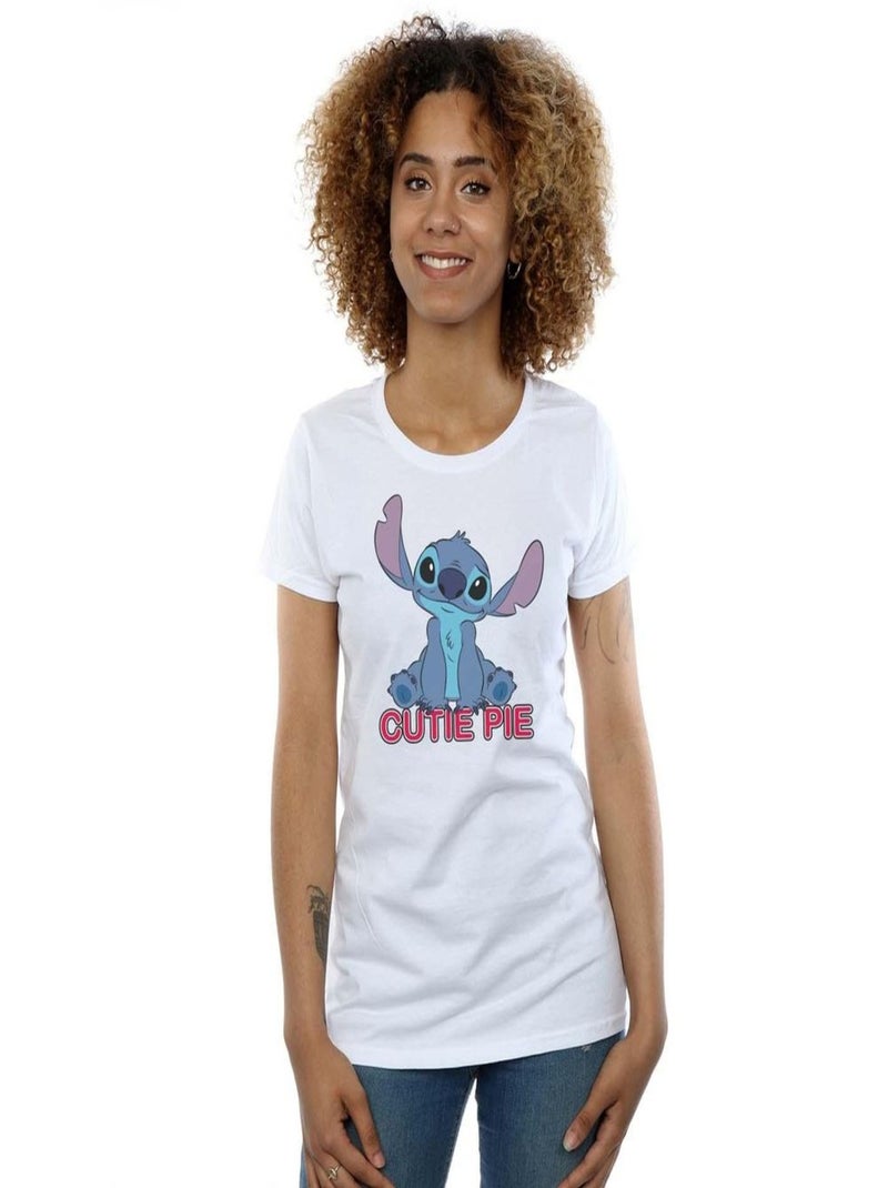 Disney - T-shirt CUTIE PIE Blanc - Kiabi