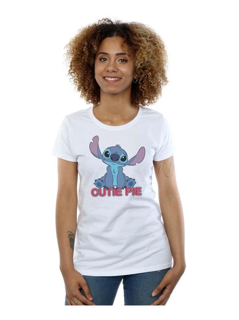 Disney - T-shirt CUTIE PIE Blanc - Kiabi