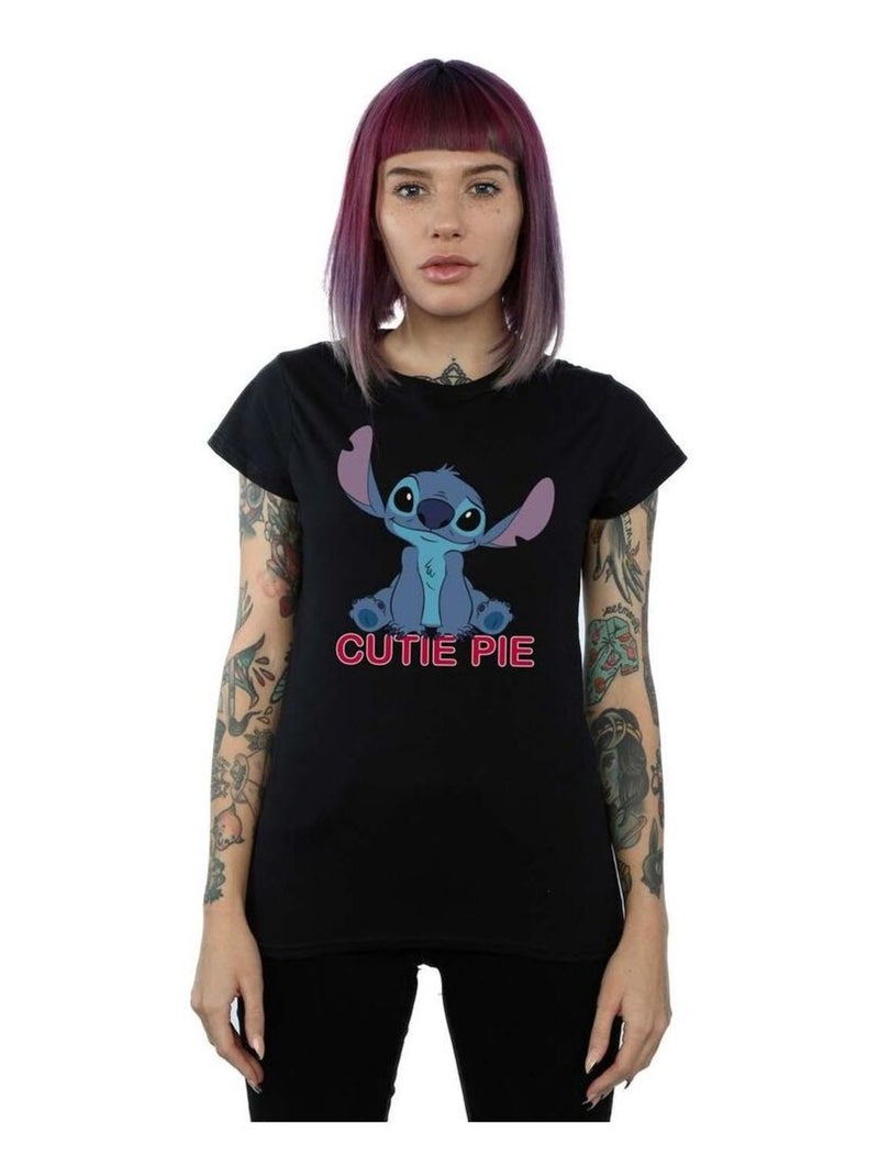 Disney - T-shirt CUTIE PIE Noir - Kiabi