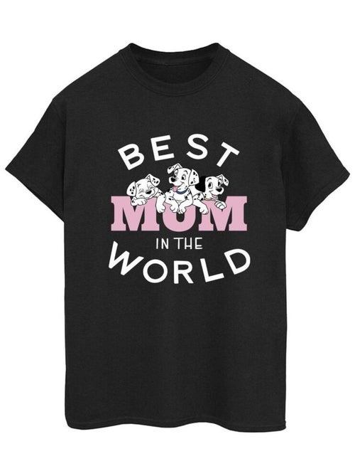 Disney - T-shirt DALMATIANS BEST MUM IN THE WORLD - Kiabi Disney - T-shirt DALMATIANS BEST MUM IN THE WORLD - Kiabi
