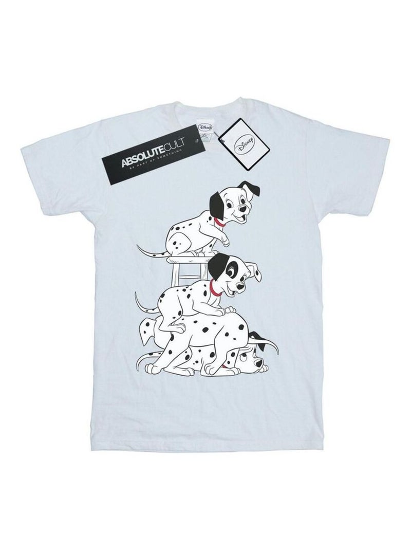 Disney - T-shirt DALMATIANS Blanc - Kiabi
