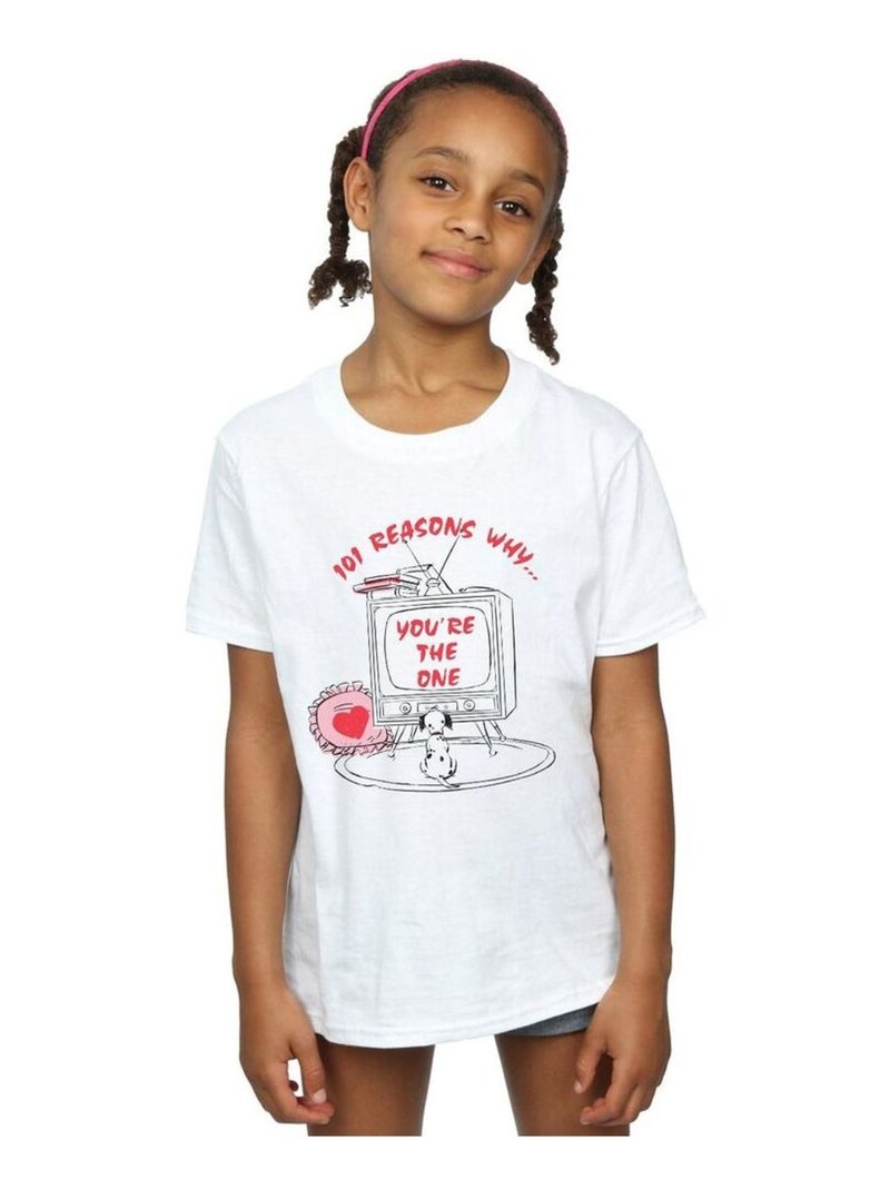 Disney - T-shirt DALMATIANS Blanc - Kiabi