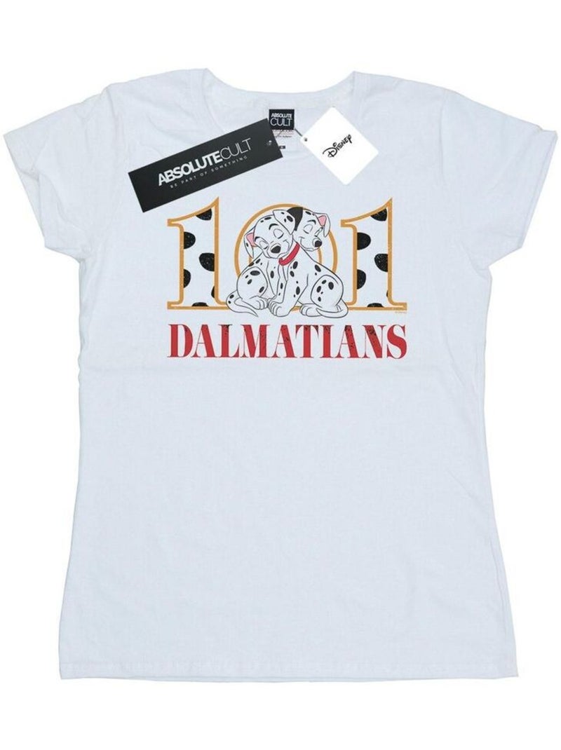 Disney - T-shirt DALMATIANS Blanc - Kiabi