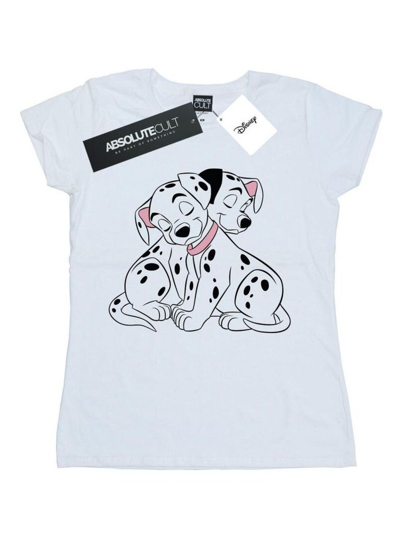 Disney - T-shirt DALMATIANS Blanc - Kiabi