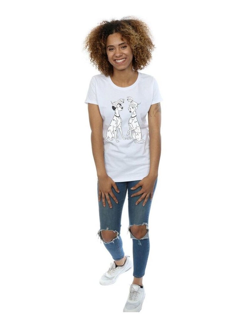 Disney - T-shirt DALMATIANS Blanc - Kiabi