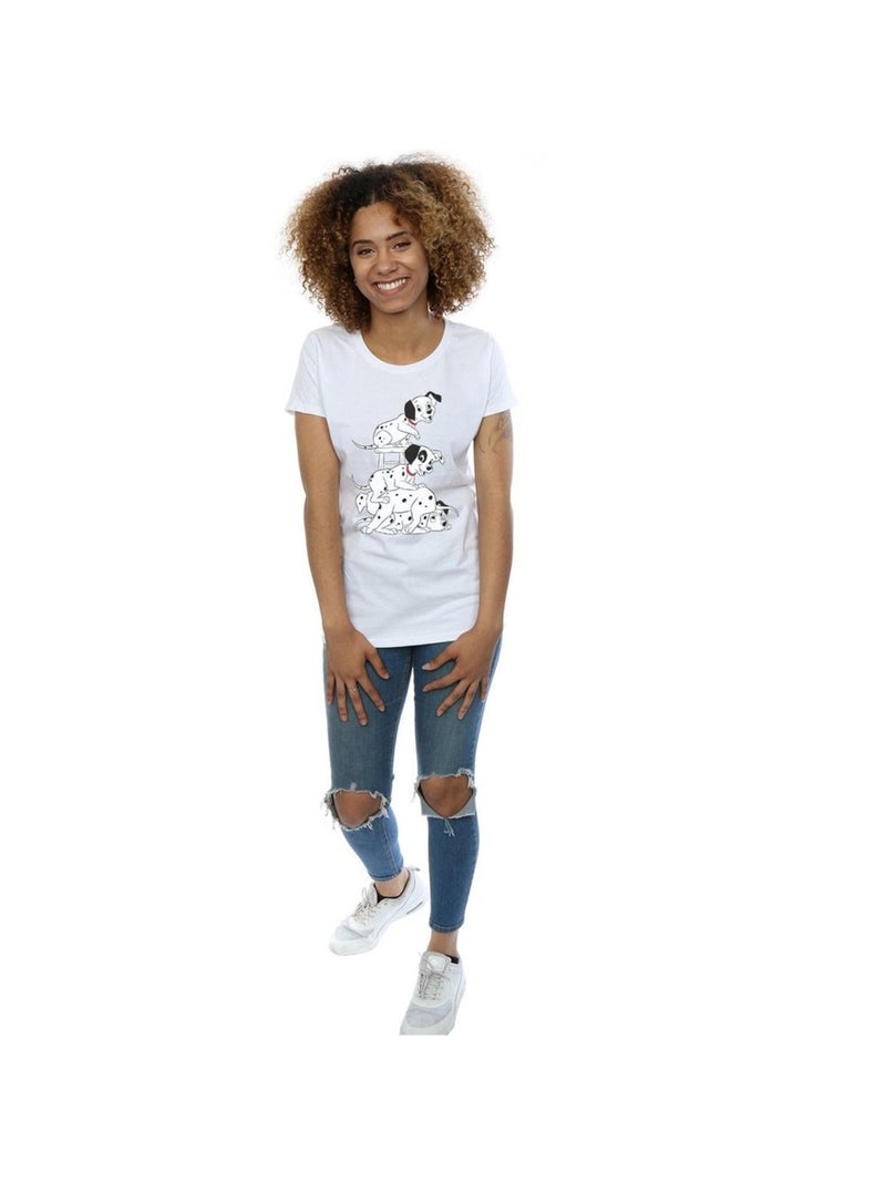 Disney - T-shirt DALMATIANS Blanc - Kiabi