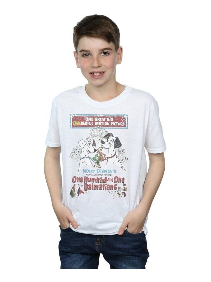 Disney - T-shirt DALMATIANS Blanc - Kiabi