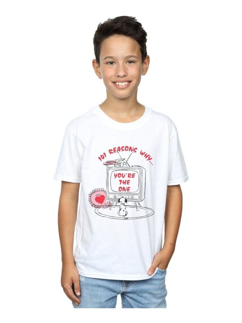 Disney - T-shirt DALMATIANS Blanc - Kiabi