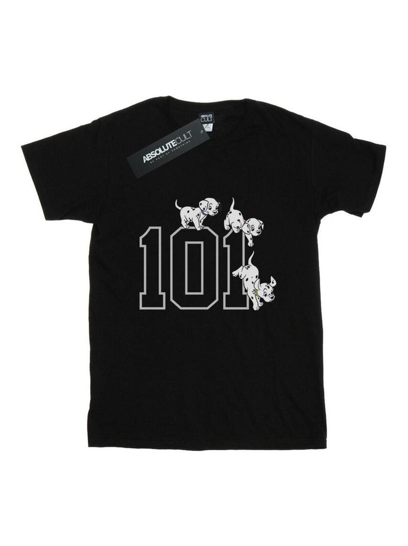 Disney - T-shirt DALMATIANS DOGGIES Noir - Kiabi