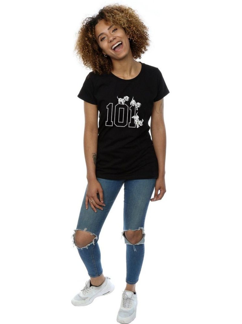 Disney - T-shirt DALMATIANS DOGGIES Noir - Kiabi