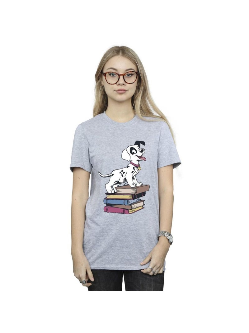 Disney - T-shirt DALMATIANS Gris chiné - Kiabi