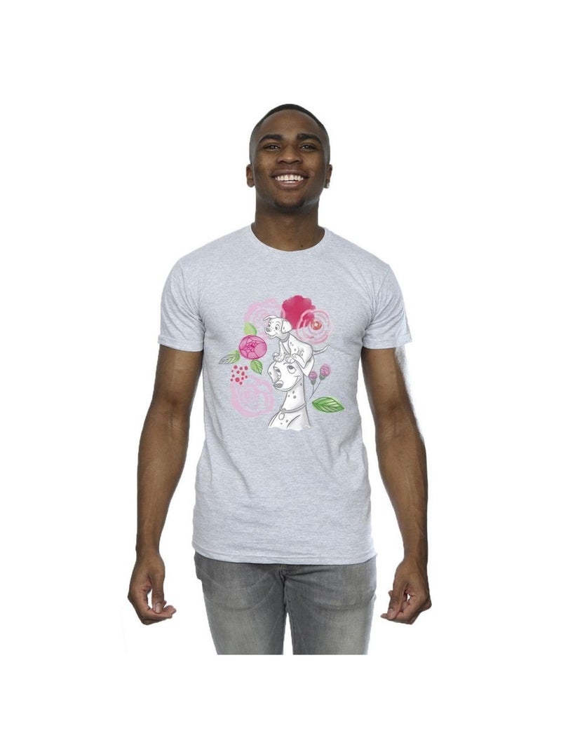 Disney - T-shirt DALMATIANS Gris chiné - Kiabi