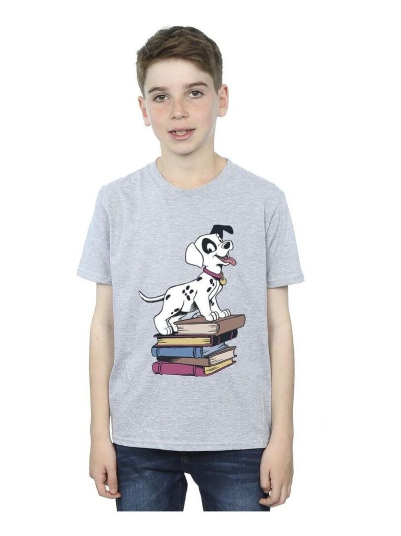 Disney - T-shirt DALMATIANS Gris chiné - Kiabi