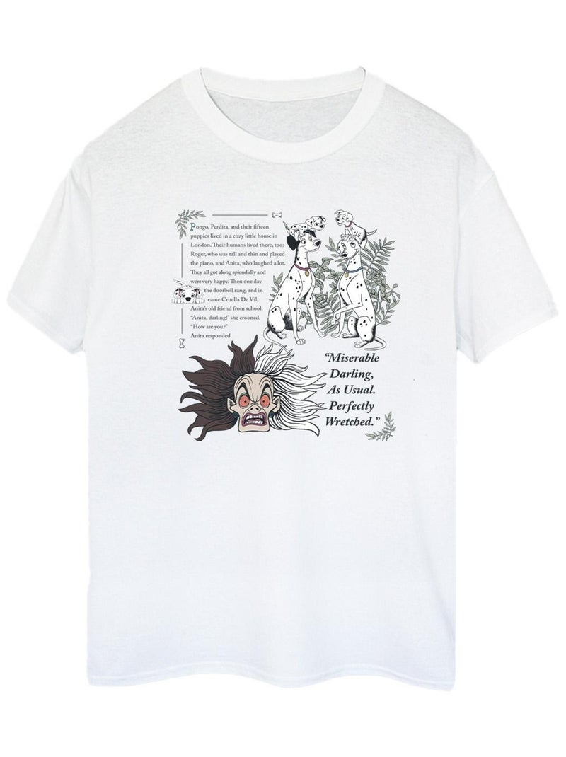 Disney - T-shirt DALMATIANS MISERABLE DARLING Blanc - Kiabi