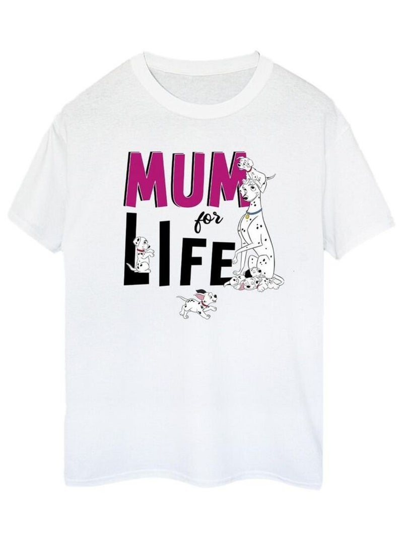 Disney - T-shirt DALMATIANS MUM FOR LIFE Blanc - Kiabi