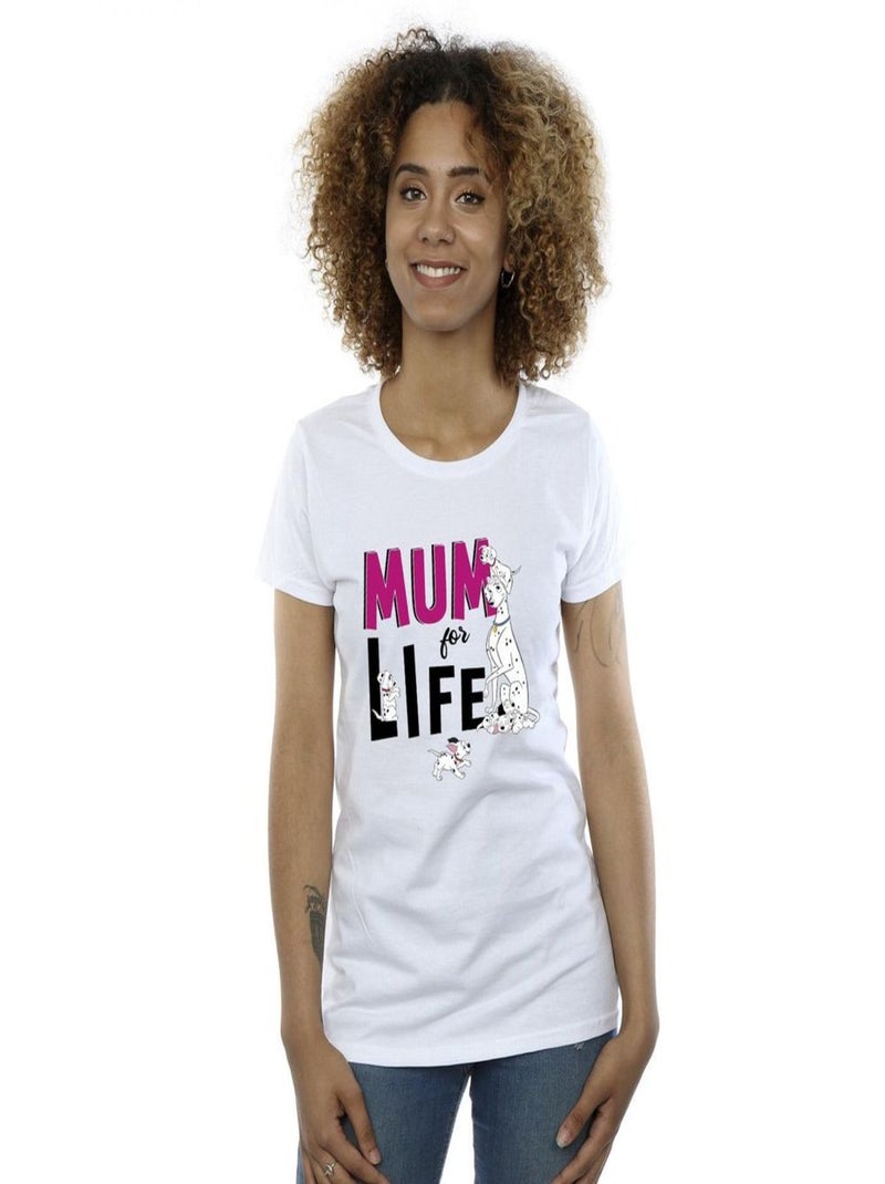 Disney - T-shirt DALMATIANS MUM FOR LIFE Blanc - Kiabi