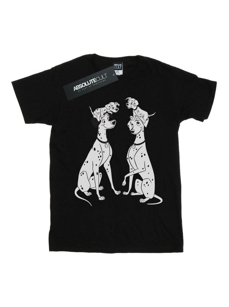 Disney - T-shirt DALMATIANS Noir - Kiabi