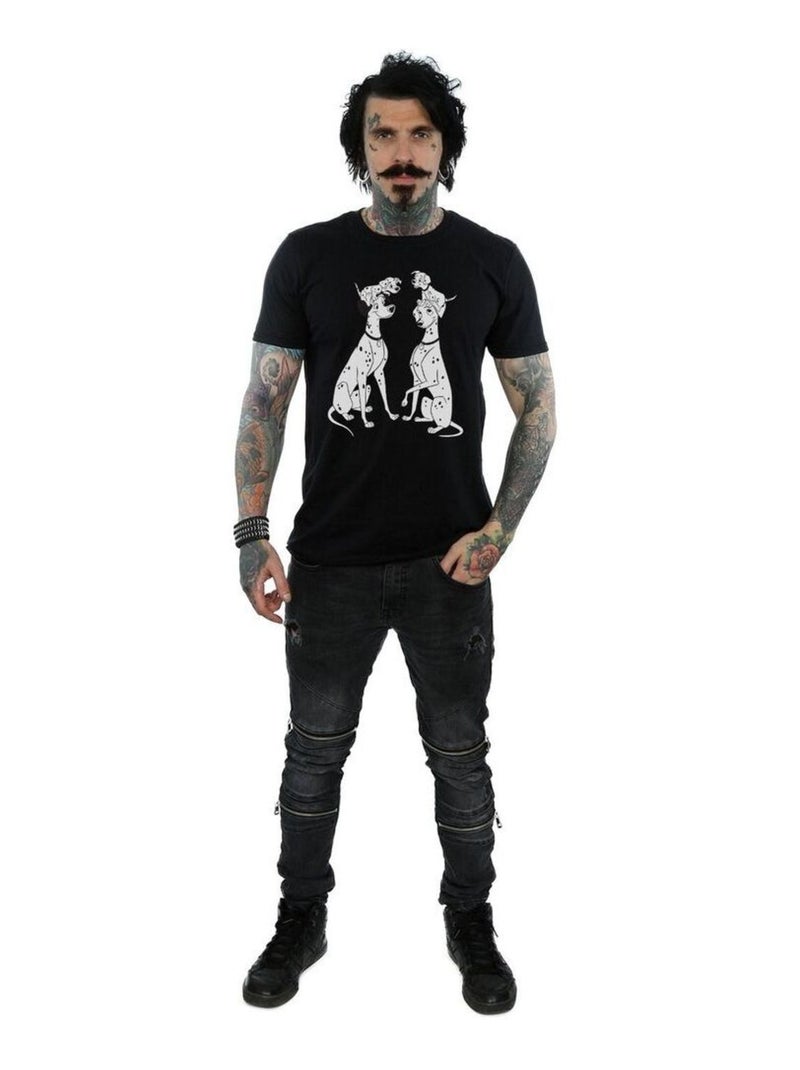 Disney - T-shirt DALMATIANS Noir - Kiabi