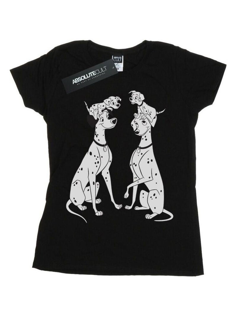 Disney - T-shirt DALMATIANS Noir - Kiabi