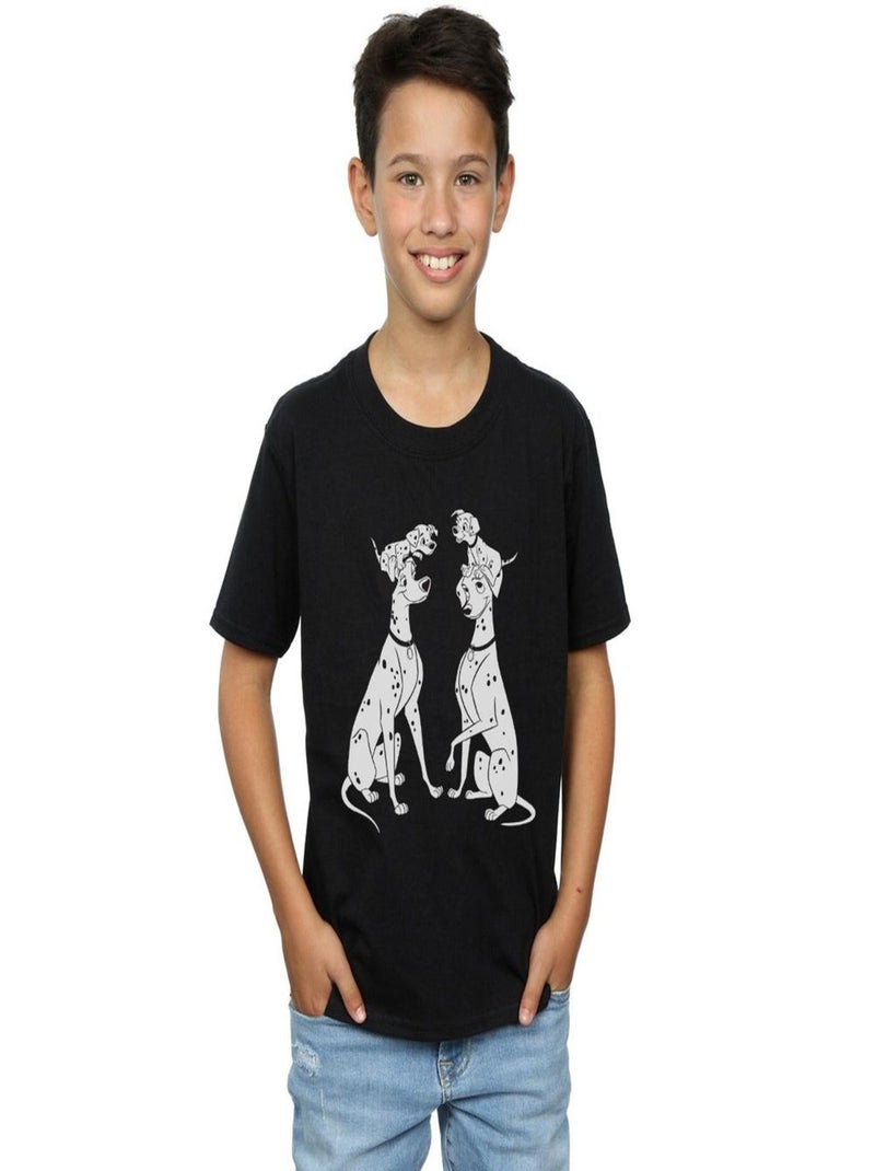 Disney - T-shirt DALMATIANS Noir - Kiabi