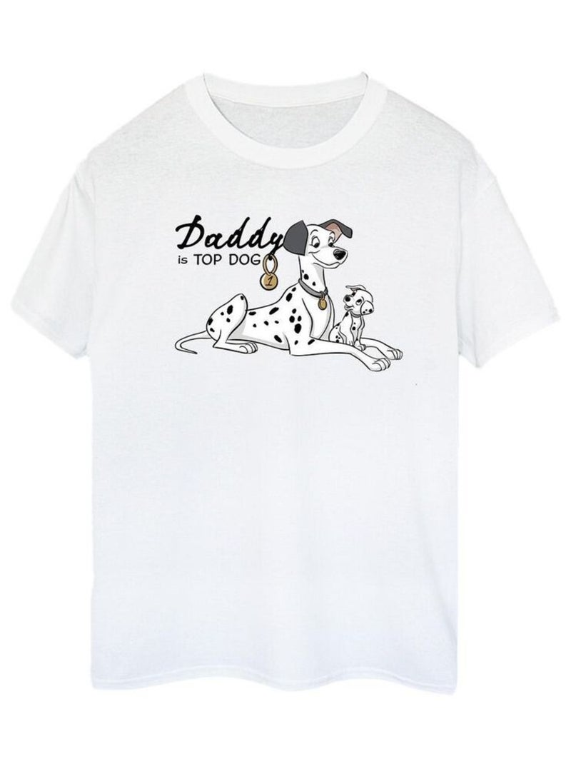 Disney - T-shirt DALMATIANS TOP DOG Blanc - Kiabi