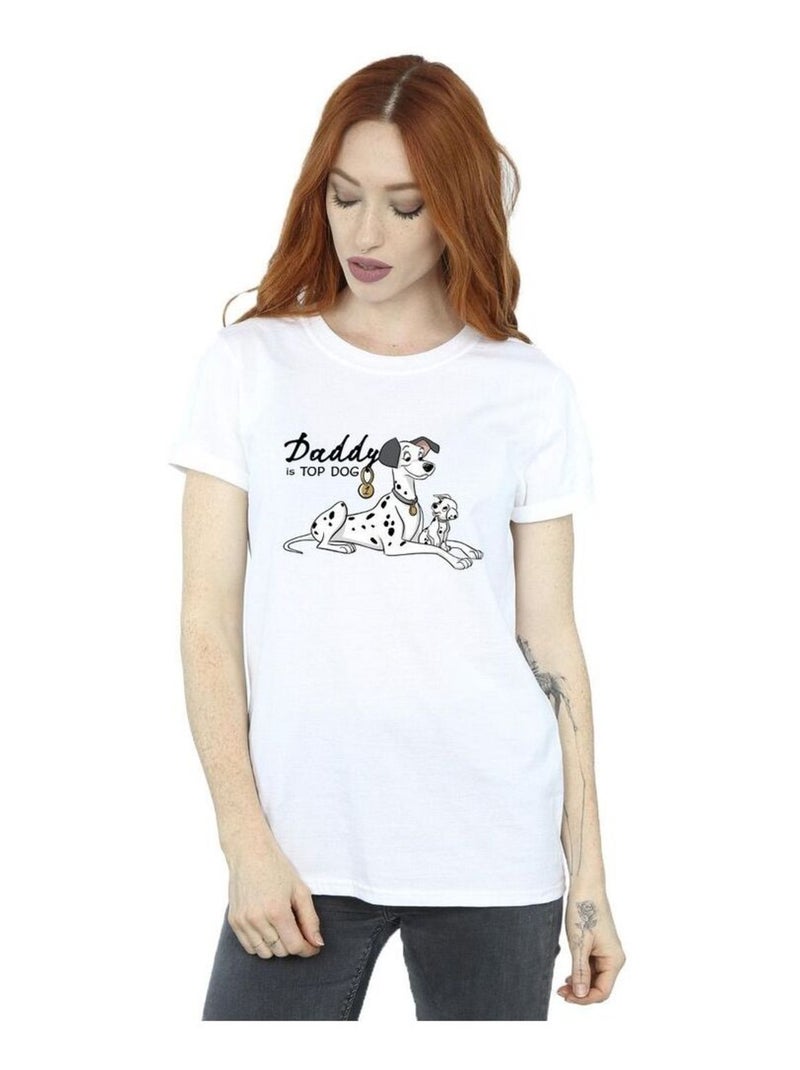 Disney - T-shirt DALMATIANS TOP DOG Blanc - Kiabi