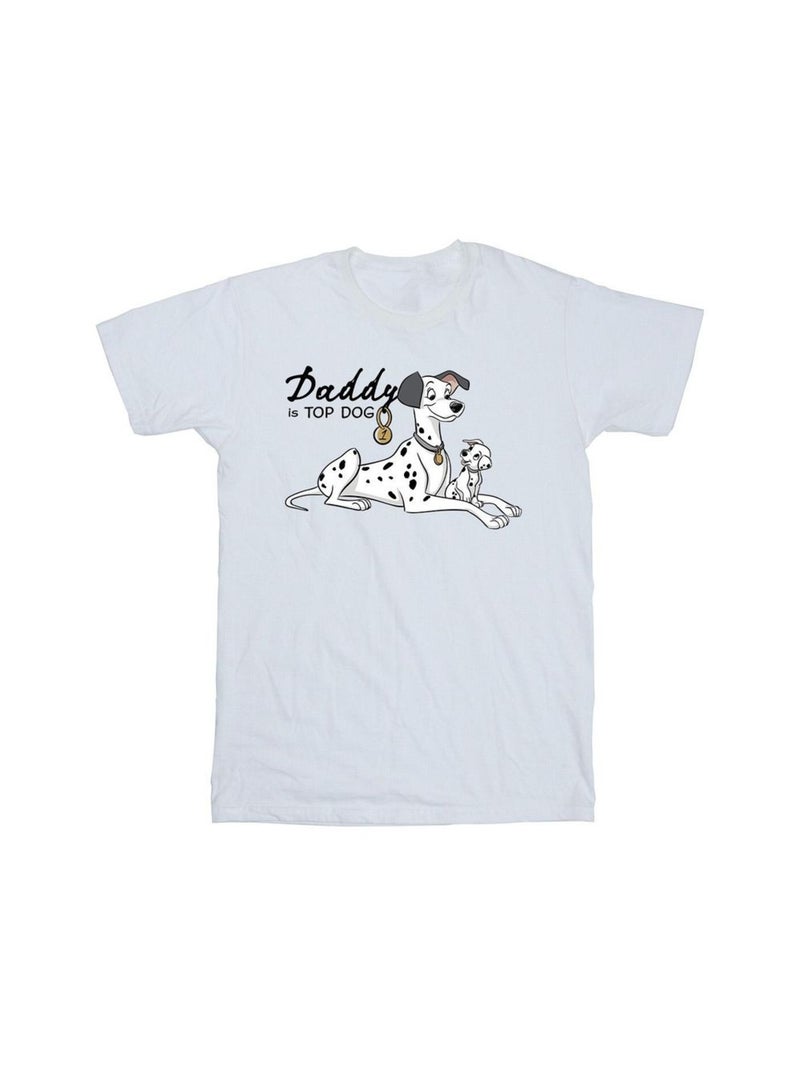 Disney - T-shirt DALMATIANS TOP DOG Blanc - Kiabi